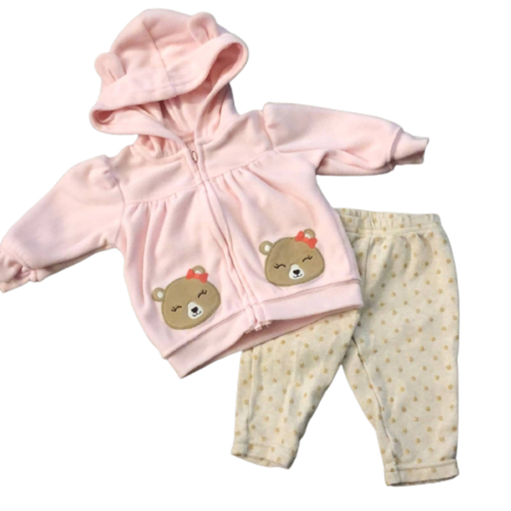 Carters Just One You Fleece Bear Outfit